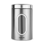 Steel Clear Round Jar 200